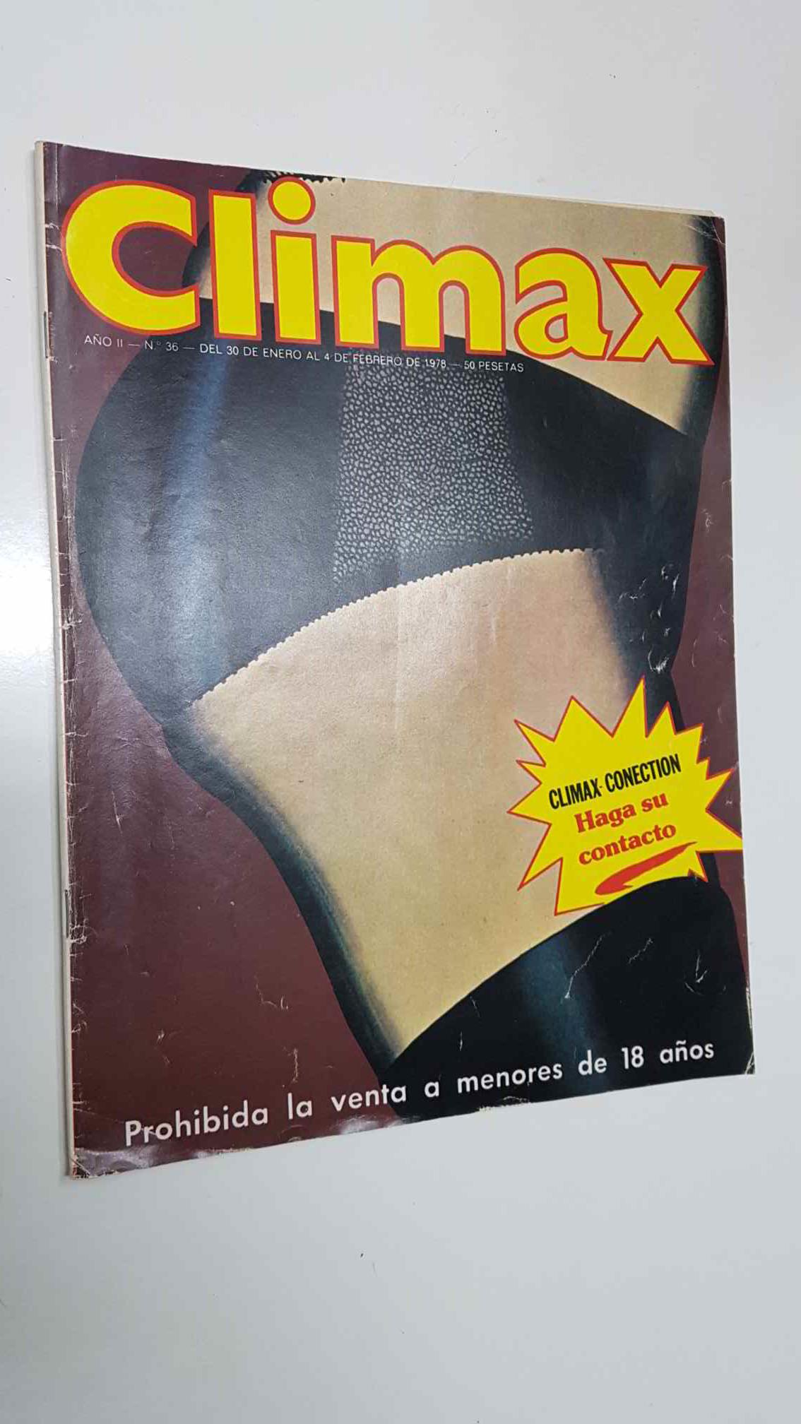 revista: Climax año 2 num 36 (30-1-1978) - Articulo sobre el asesino de los crimenes de la carretera de Radcliffe