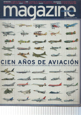 revista: magazine, La Razon: 30 nov 2003 - Cien años de Aviacion