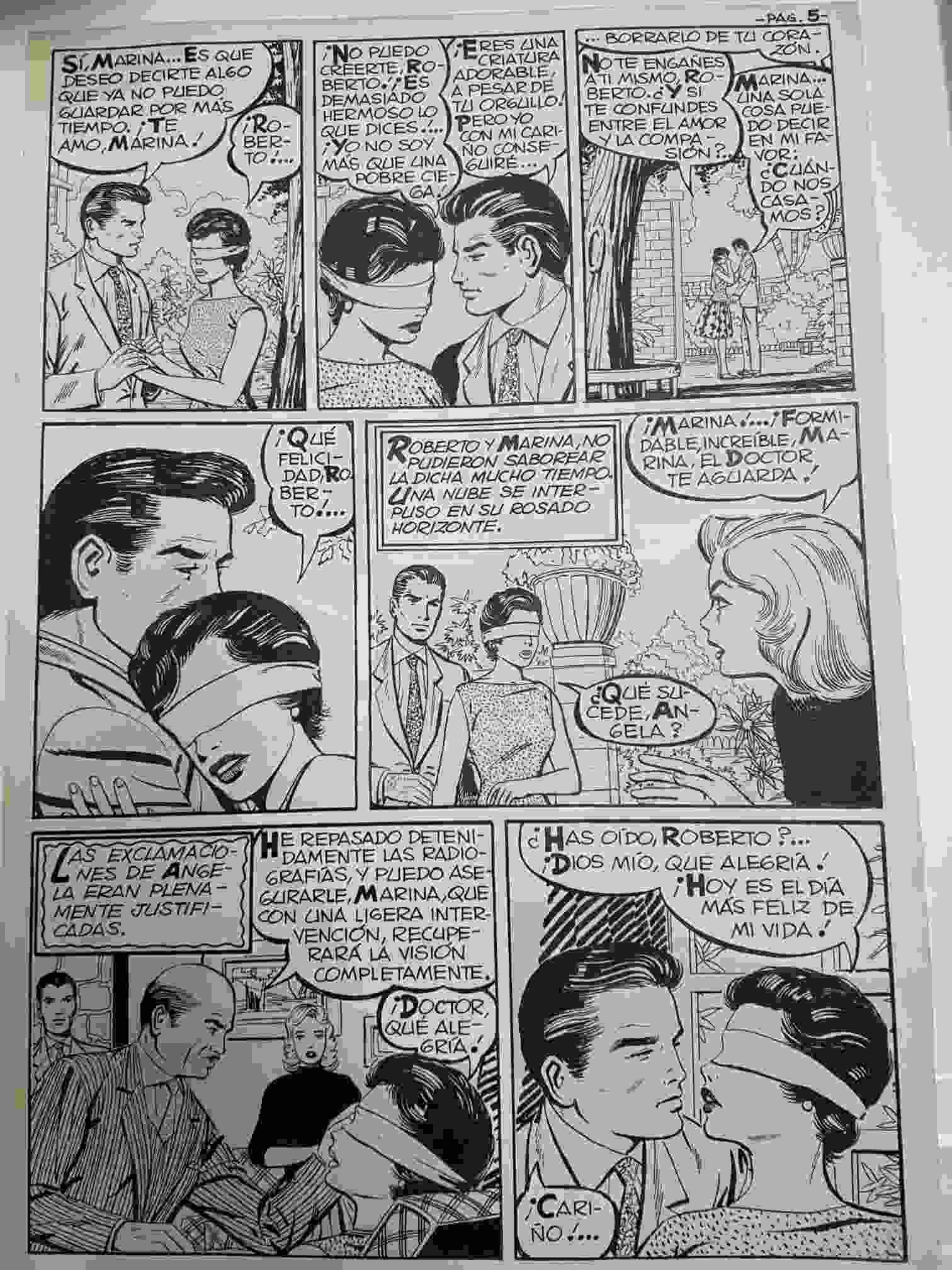 Dibujo original de: Una muchacha orgullosa, pagina 5 ( dibujo de ?  )