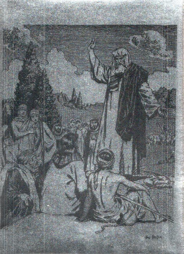 Lamina medida 24,5 x 33,5 cm; dibujo de Hal Foster