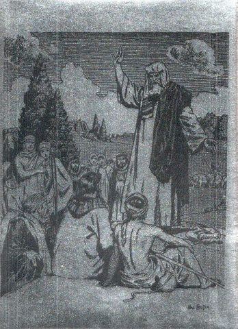 Lamina medida 24,5 x 33,5 cm; dibujo de Hal Foster