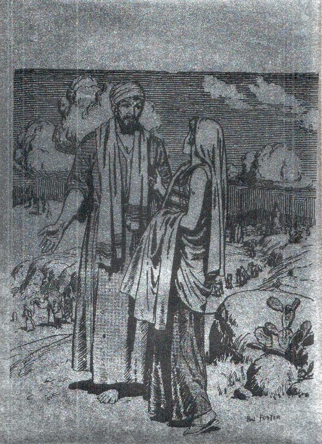 Lamina medida 24,5 x 33,5 cm; dibujo de Hal Foster