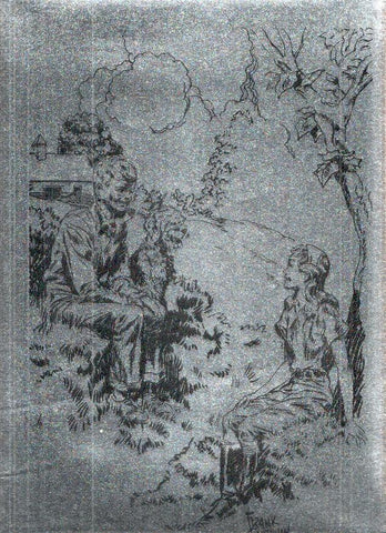 Lamina medida 24,5 x 33,5 cm; dibujo de Rusty Riley de Frank Godwin