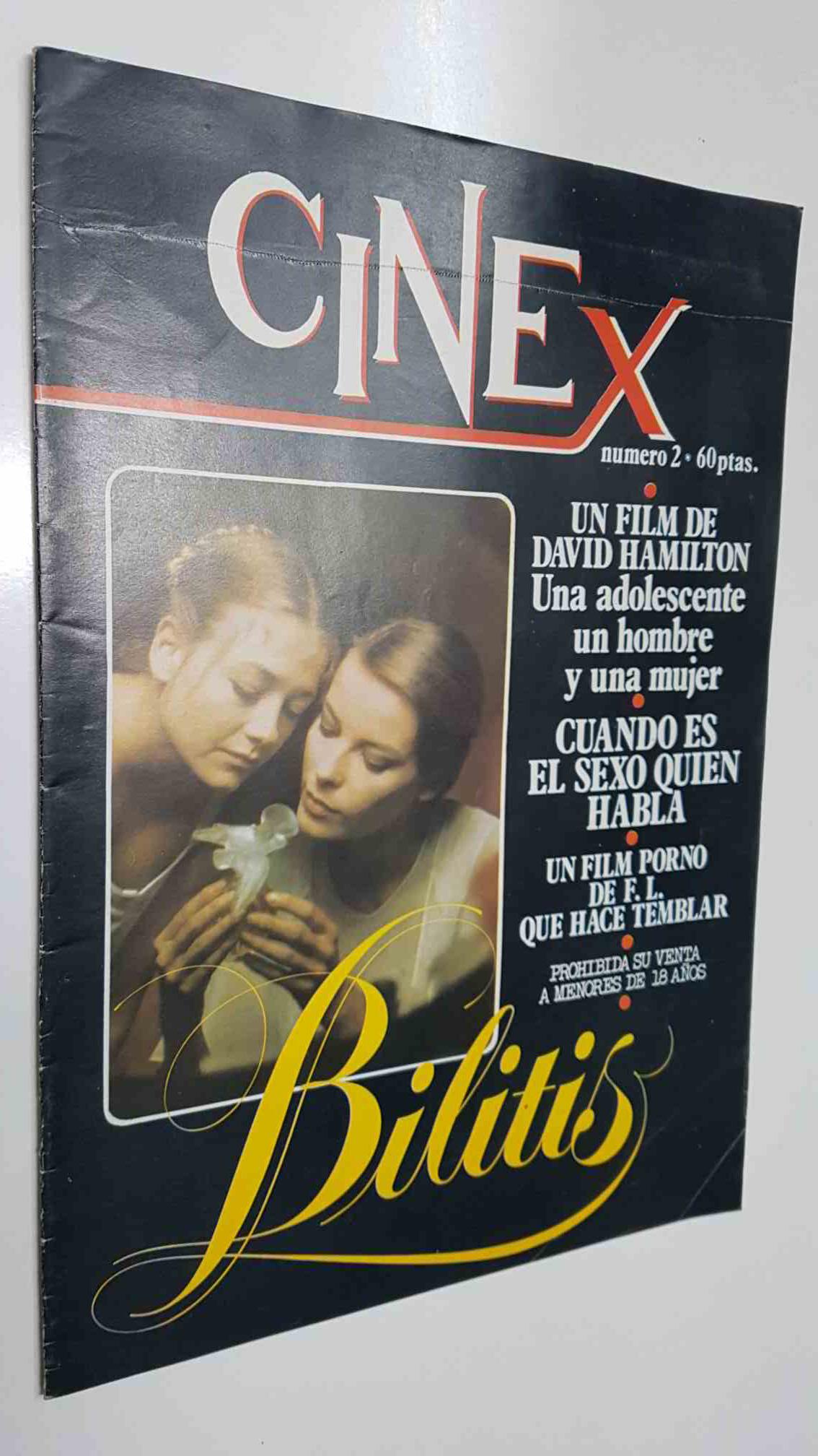 Revista Cine X: num 02 - Bilitis. Patti Darbanville, Mona Kristensen
