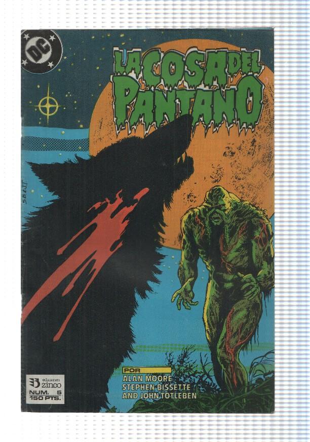 comic La Cosa del Pantano: num 05 - La maldicion. Por Alan Moore