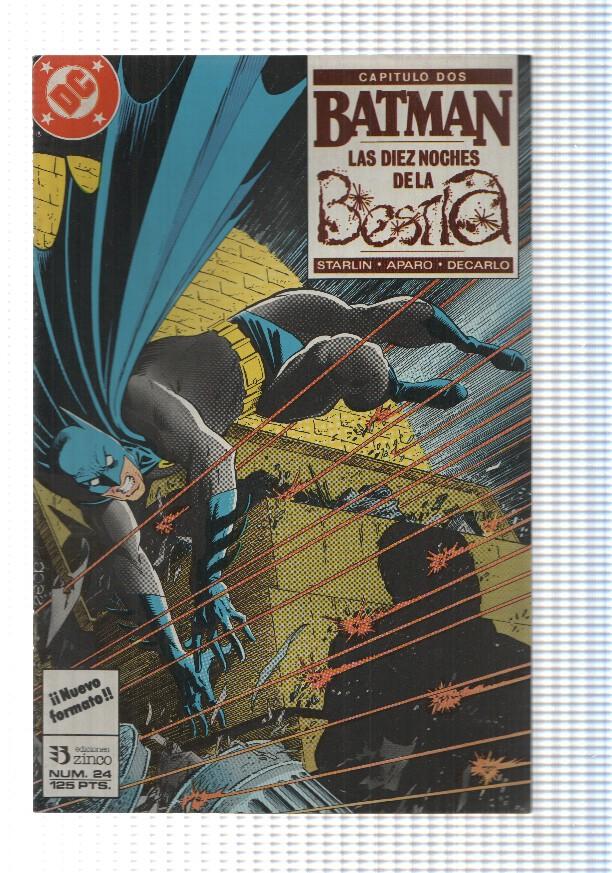 comic, DC: Batman num 24 - Las diez noches de la bestia capitulo 2. Aparo - Starlin - DeCarlo