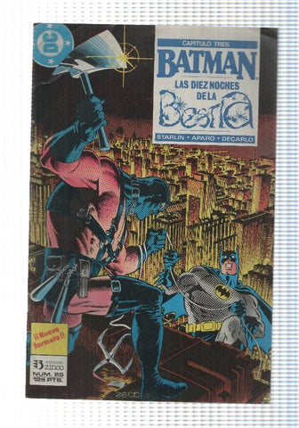 comic, DC: Batman num 25 - Las diez noches de la bestia capitulo 3. Aparo - Starlin - DeCarlo
