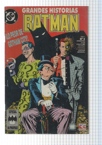 comic, DC: Grandes Historias num 02 año 1. Especial 56 paginas - Pecados originales