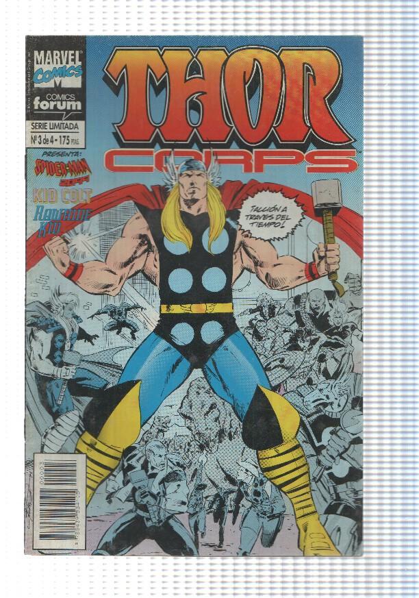 comic, forum: Thor Corps num 3 de 4. Destrozado por la realidad. Tom DeFalco - Patrick Olliffe