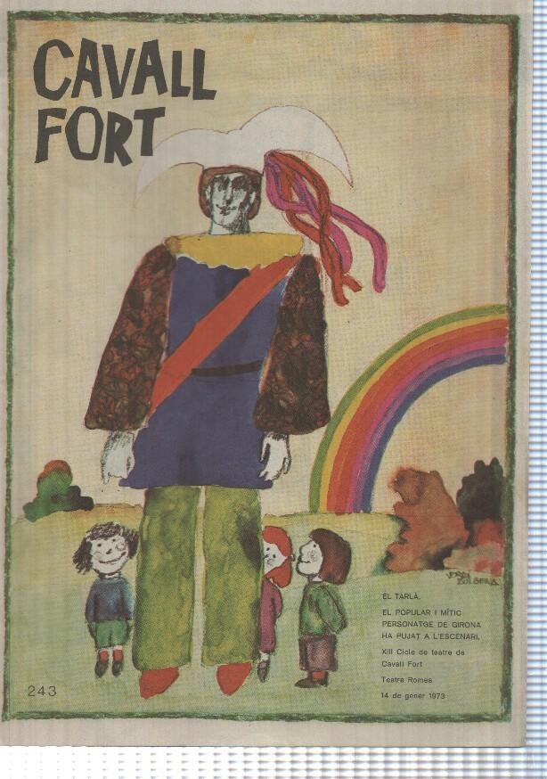revista: Cavall Fort numero 0243 (decembre 1972). XIII Cicle de teatre de Cavall Fort, Teatre Romea