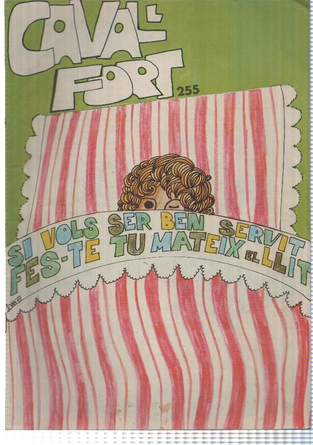 revista: Cavall Fort numero 0255 (juliol 1973) - J.V. Foix premi honor de les lletres catalanes