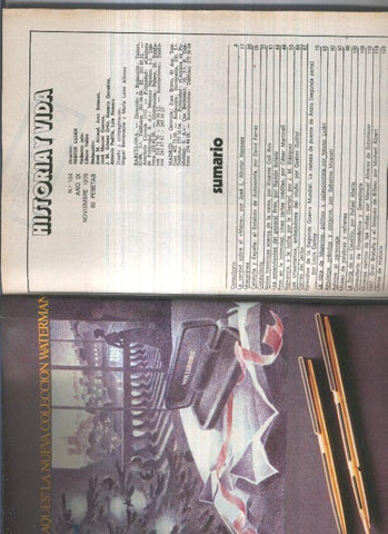 Historia y Vida revista numero 104: impreso sin imagen cubierta