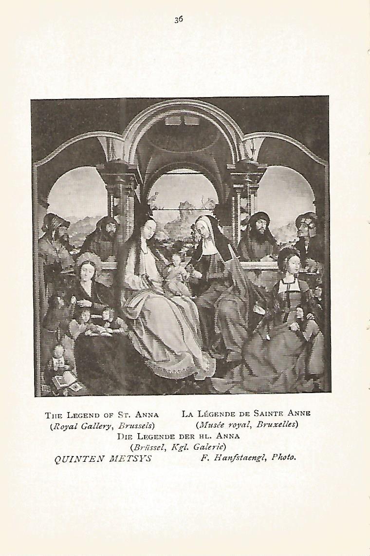 Lamina 298: QUINTEN MATSYS. La Leyenda de Santa Ana