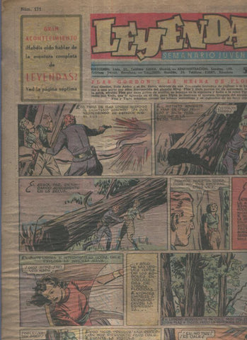 Leyendas Infantiles de Hispano Americana numero 171 (procede de tomo desencuadernado)