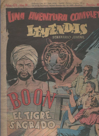 Leyendas Infantiles de Hispano Americana numero 173 (procede de tomo desencuadernado)
