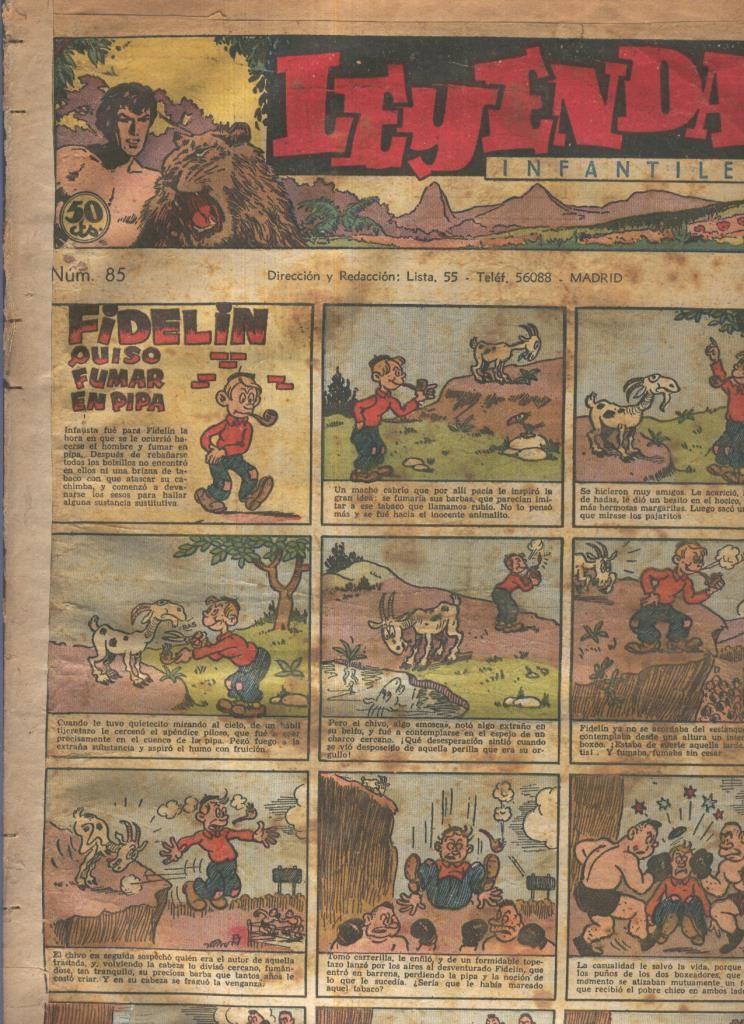 Leyendas Infantiles de Hispano Americana numero 085 (procede de tomo desencuadernado)