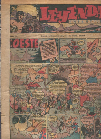 Leyendas Infantiles de Hispano Americana numero 088 (procede de tomo desencuadernado)