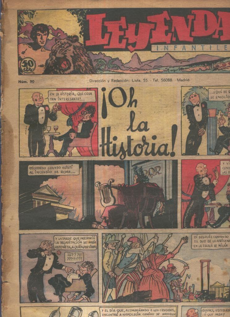 Leyendas Infantiles de Hispano Americana numero 090 (procede de tomo desencuadernado)