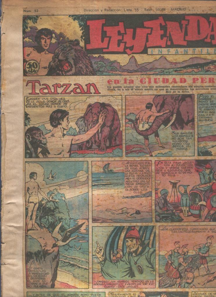 Leyendas Infantiles de Hispano Americana numero 092 (procede de tomo desencuadernado)