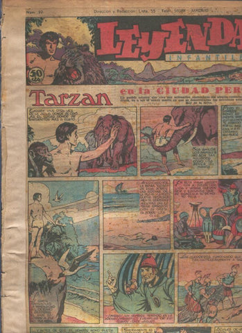 Leyendas Infantiles de Hispano Americana numero 092 (procede de tomo desencuadernado)