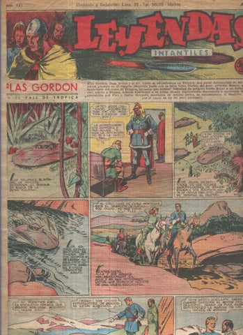 Leyendas Infantiles de Hispano Americana numero 127 (procede de tomo desencuadernado)