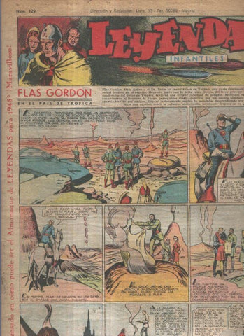 Leyendas Infantiles de Hispano Americana numero 129 (procede de tomo desencuadernado)