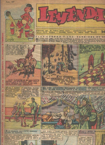 Leyendas Infantiles de Hispano Americana numero 137 (procede de tomo desencuadernado)