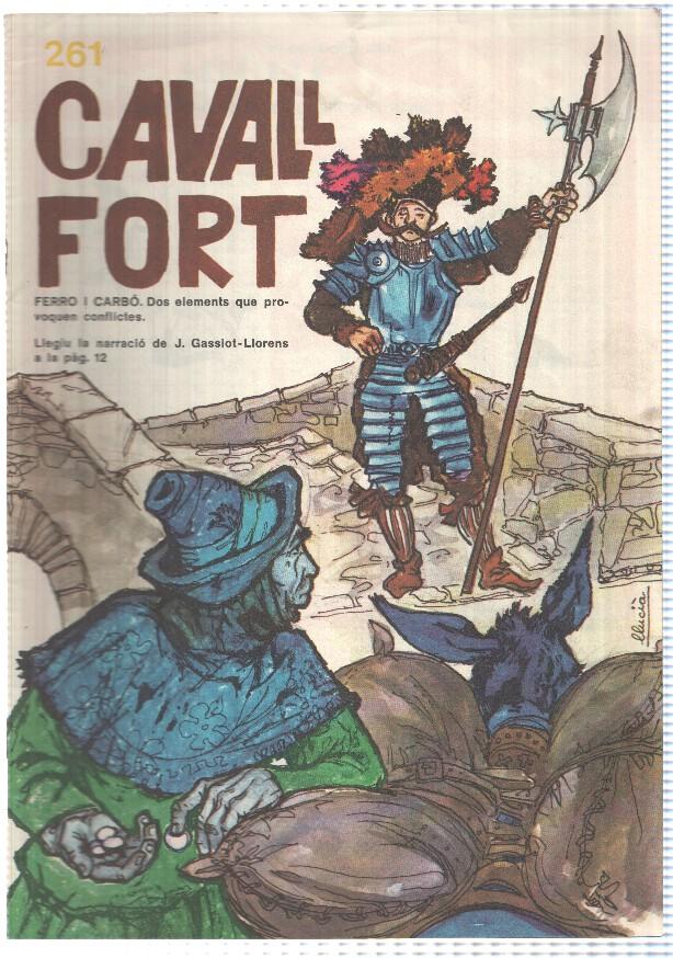 revista: Cavall Fort num 261, set 1973 - Ferro i Carbo. Narracio de J. Gassiot-Llorens
