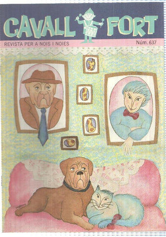 revista: Cavall Fort num 637 feb 1989 - V concurs de Portades de Cavall Fort