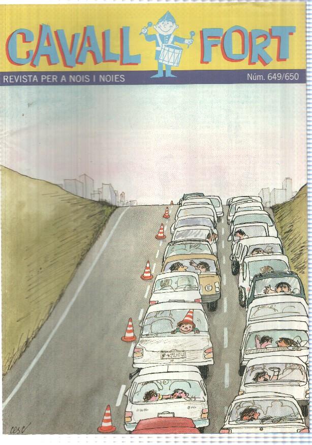 revista: Cavall Fort num 649-650 Ago 1989 - A les pagines centrals: Llibres - Va de comic per Rosa Mut