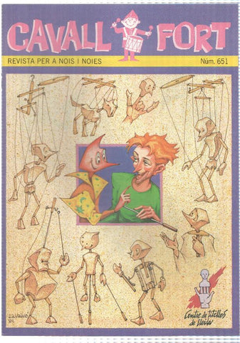 revista: Cavall Fort num 651 set 1989 - Reportatge: El centre de titelles de lleida. Histories en BN: En Miquel sobre lAsfalt