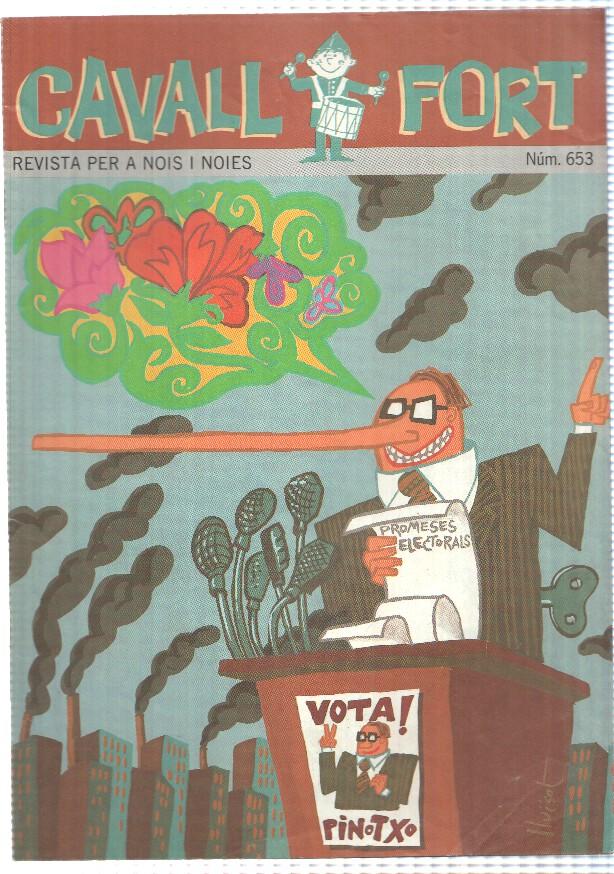 revista: Cavall Fort num 653 oct 1989 - 10e aniversari dels ajuntaments