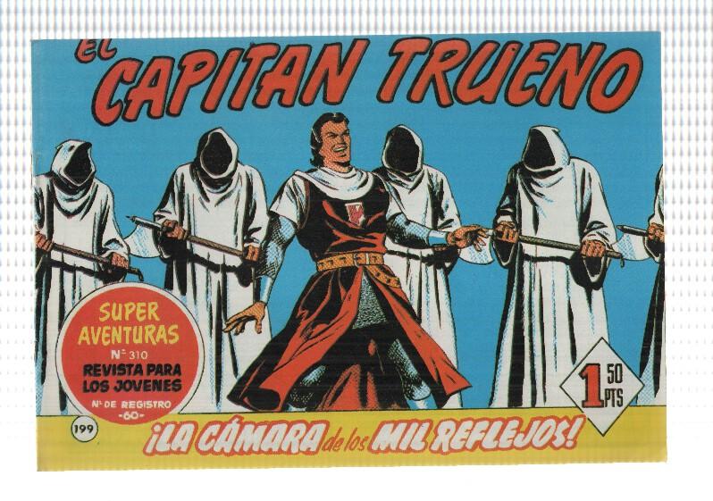 Facsimil editor desconocido de El Capitan Trueno numero 199: La camara de los mil reflejos