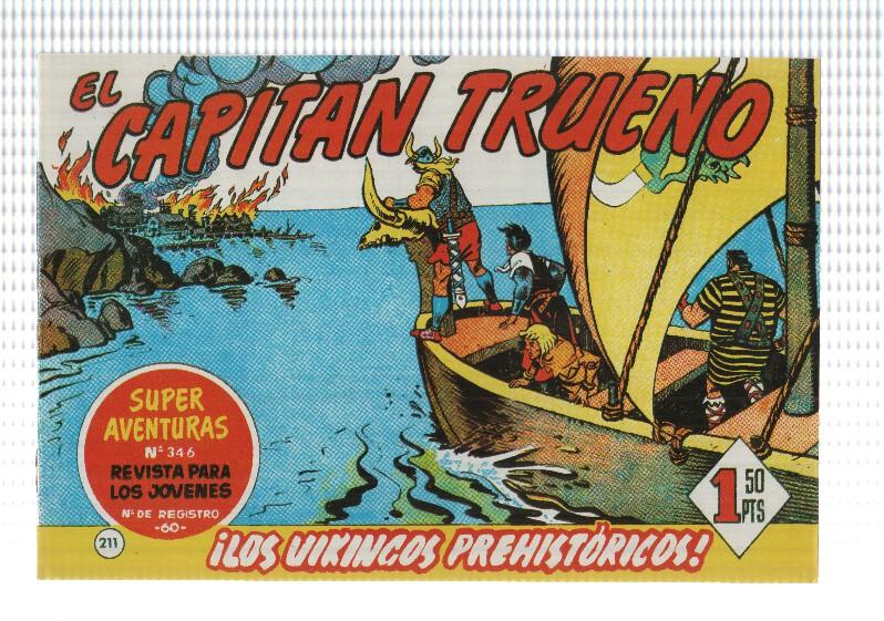 Facsimil editor desconocido de El Capitan Trueno numero 211: Los vikingos prehistoricos