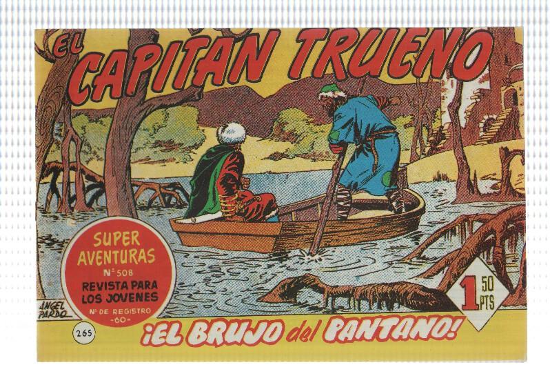Facsimil editor desconocido de El Capitan Trueno numero 265: El brujo del pantano