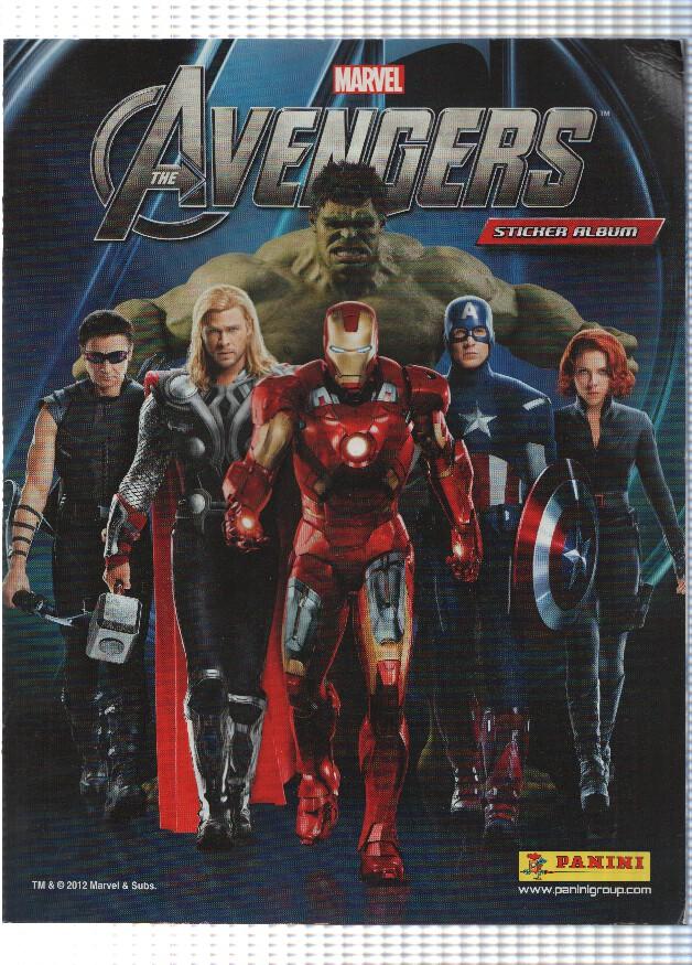 Album de Cromos vacio de The Avengers (sticher album)