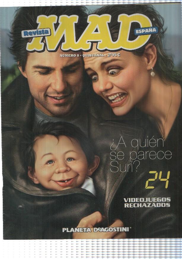 Revista: Mad num 8. 24 moñas, Spain is different, Spy vs Spy