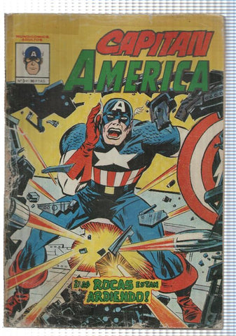 Mundi Comics: Capitan America 3, 1981 - Las rocas estan ardiendo