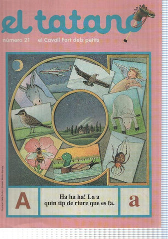 revista: El Tatano num 21. Suplement del Cavall Fort num 758 (1994) - La ratona - dendevinalla, La Maria