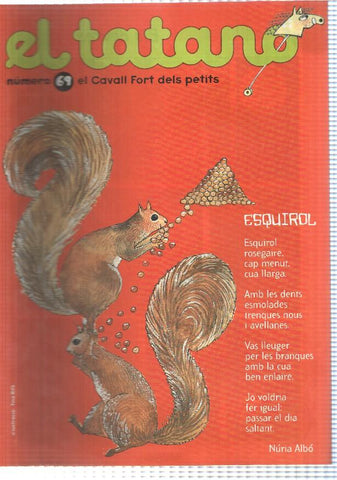 revista: El Tatano num 69 suplement Cavall Fort 948 - En Pere sense por: La garjola fosca. Vet aqui en Micos