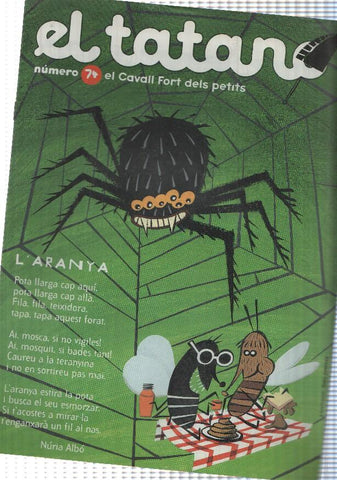 revista: El Tatano num 74 (num 2 trasera) suplement de Cavall Fort 968 - En Pere sense por i el monstre del llac