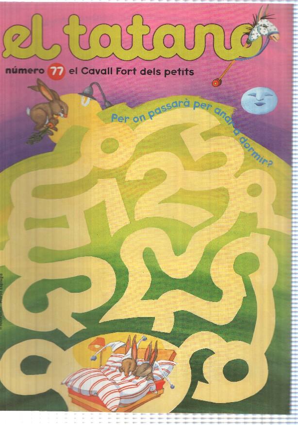 revista: El Tatano num 77 suplement Cavall Fort 980 - En Pere sense por i tigre Barrat