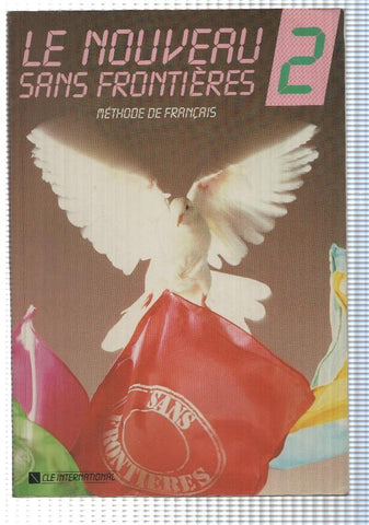libro: Le nouveau sans frontieres 2 - methode de Français. Cle International. No incluye cassettes.