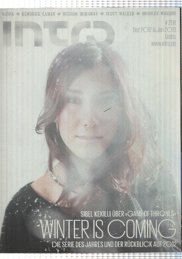 revista: Intro num 208 (2012) - Winter is coming, sibel Kekilli uber - Game of Thrones