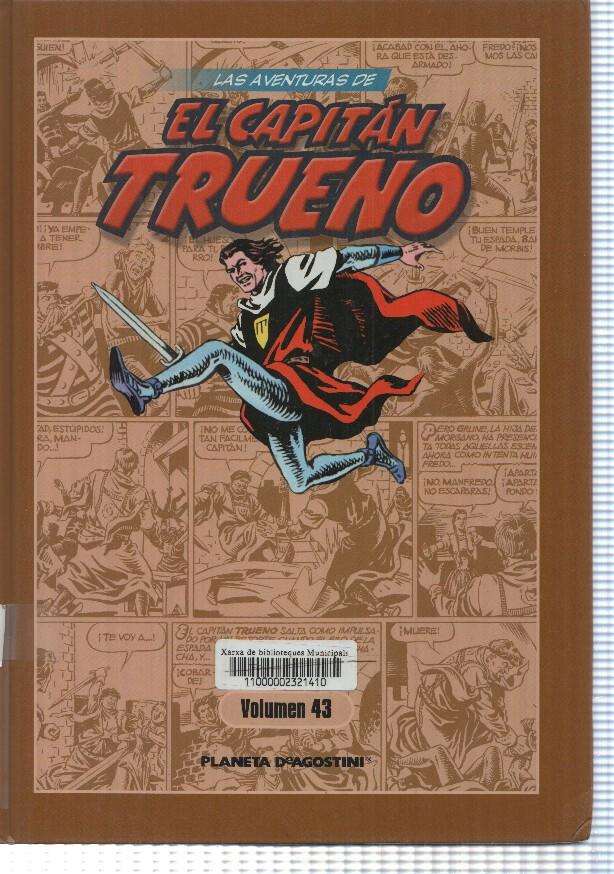 Planeta: Las Aventuras del Capitan Trueno vol. 43. Diseño cubierta: Albert Majoral