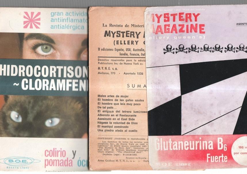 Mystery Magazine : cubierta suelta y suelto por la mitad segun imagen