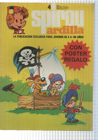 fasciculo: Spirou ardilla numero 04: falta pliego central pagina 15/22