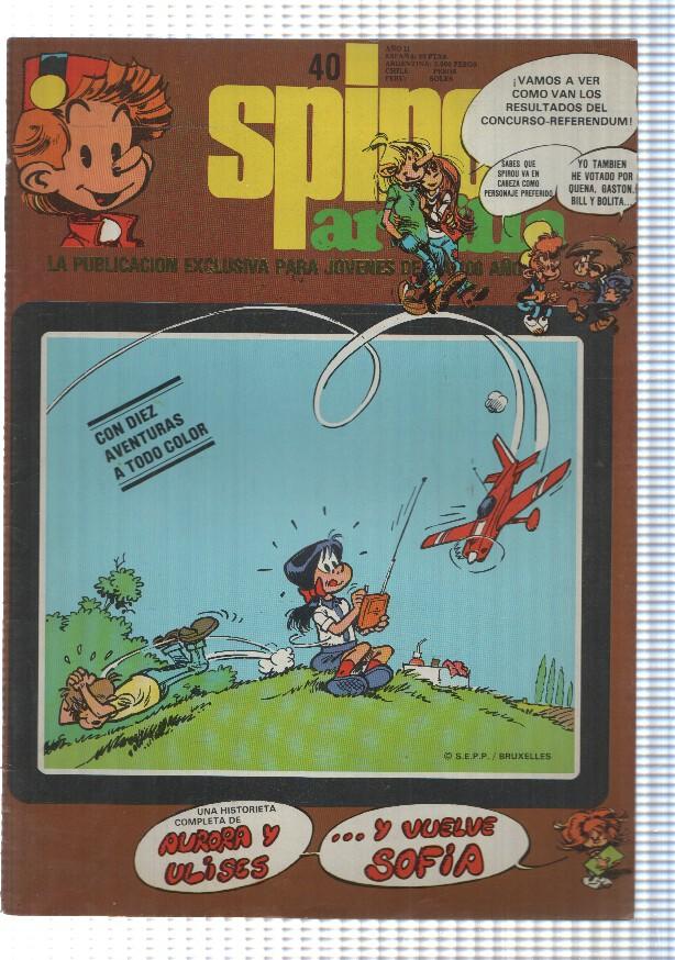 fasciculo: Spirou ardilla numero 40: falta pliego central pagina 17/29