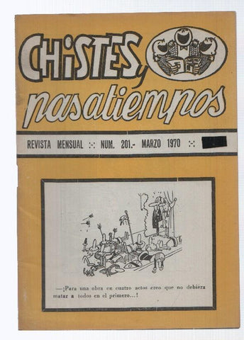 Chistes y Pasatiempos numero 201