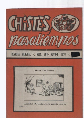 Chistes y Pasatiempos numero 209